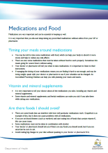 Medications and food