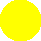 Solid yellow circle