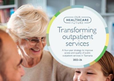 cover page of the outpatients transformation strategy