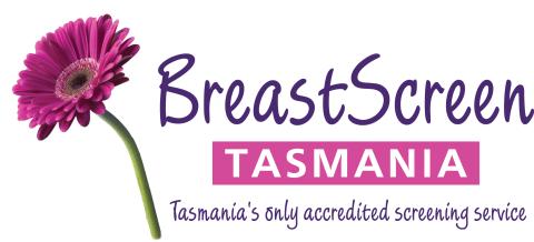 Breast Screen Tasmania logo - Tasmania's only accredited screening service.