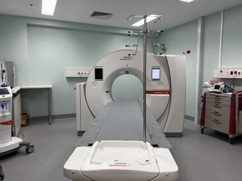 A new CT scanner has been installed at the Royal Hobart Hospital.