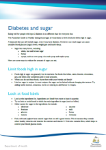 Diabetes and sugar