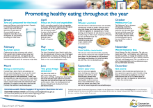 Promoting healthy eating throughout the year