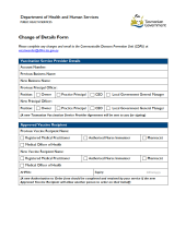 Thumbnail of the CDPU form used to change your details.