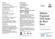 Thumbnail image of the Ablative Fractitional CO2 laser patient info sheet