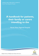 Thumbnail image of the accommodation information booklet for the North West Regional Hospital