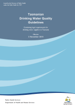 Thumbnail image of the Drinking water quality guidelines