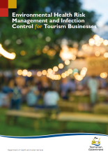 Thumbnail image of the Environmental Health Risk for tourism businesses booklet