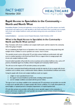 Thumbnail image of the Rapid access to specialists fact sheet