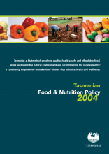 Thumbnail image for the food and nutrition policy document.