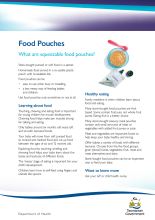 Thumbnail image of the food pouches fact sheet