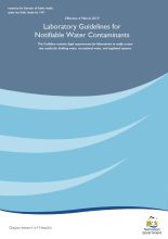 Thumbnail image of  the Laboratory Guidelines for Notifiable Water Contaminants document
