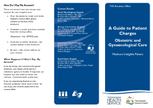 Thumbnail image of the Medicare Ineligible Patients Obstetric and Gynaecological brochure