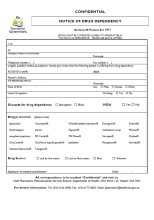 Thumbnail image for Notice of Drug Dependency form