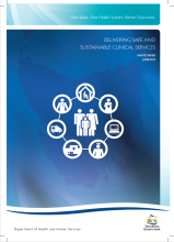Thumbnail image of the OHS delivering safe sustainable clinical services GREEN paper 