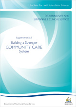 Thumbnail image of the OHS supplement 3 - Building Stronger Community Care System