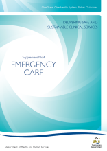 Thumbnail image of the OHS supplement 4 - Emergency Care