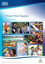 Thumbnail image of the Private water suppliers guidance note