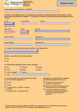 Thumbnail image of the RPA0001 X-RAY New Licence Add Person form