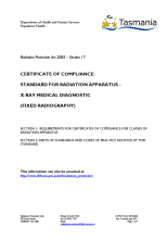 Thumbnail image of RPA0305 Standard of Compliance X-ray Medical Diagnostic Fixed Radiography form