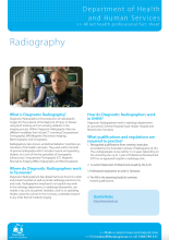 Thumbnail image of the Radiography careers fact sheet