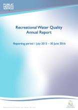Thumbnail image of the Recreational Water Quality Annual Report 2015-16