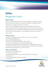 Thumbnail of the reflux fact sheet