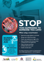 Thumbnail image of the Wood Heater Burns Prevention Poster
