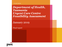 Thumbnail image of the Urgent Care Centre Feasibility Assessment report