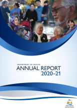 Thumbnail image for the Department of Health Annual Report 2020-2021