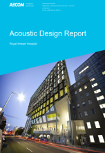 Thumbnail image for the Acoustic Design Report for Royal Hobart Hospital