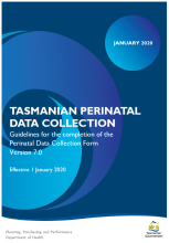 Thumbnail image for Tasmanian Perinatal Data Collection Guidelines