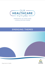 Thumbnail image of the Our Healthcare Future Emerging Themes