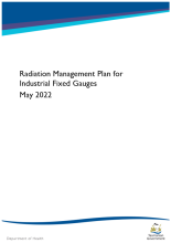 Thumbnail image for Radiation Management Plan for Industrial Fixed Gauges