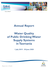 Thumbnail image for annual drinking water quality report 2019-20