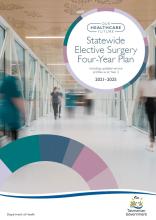 Statewide elective surgery four year plan 2021-2025 document cover