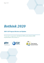 Thumbnail image of Rethink 2020 FY22 Progress Report