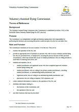 Voluntary assisted dying commission terms of reference thumbnail image