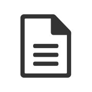 Icon of a generic document