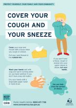 Cover your cough and sneeze poster thumbnail