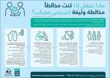 ماذا تفعل إذا كنت مخالطاً مخالطة وثيقة لشخص مصاب؟ (KICS Infographic - What to do if you are a COVID close contact) - Arabic thumbnail
