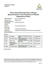 Thumbnail pharmacist administration of depot buprenorphine