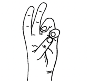 Touch each fingertip with your thumb, then stretch your thumb back.
