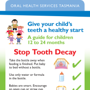 Give your child’s teeth a healthy start – A guide for children 12 to 24 months