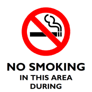 No smoking in this area during mealtimes thumbnail