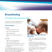 Thumbnail image of a Breastfeeding guide - the natural way to feed your baby thumbnail
