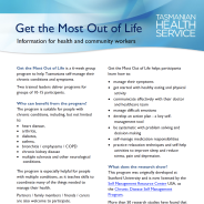 Thumbnail image of the Get the most out of life Information sheet