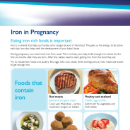 Thumbnail image of the Iron in pregnancy guide 
