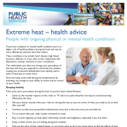 Thumbnail image of the People with ongoing physical or mental health conditions fact sheet