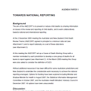Thumbnail image for COPMM Towards National Reporting - Agenda Paper 1